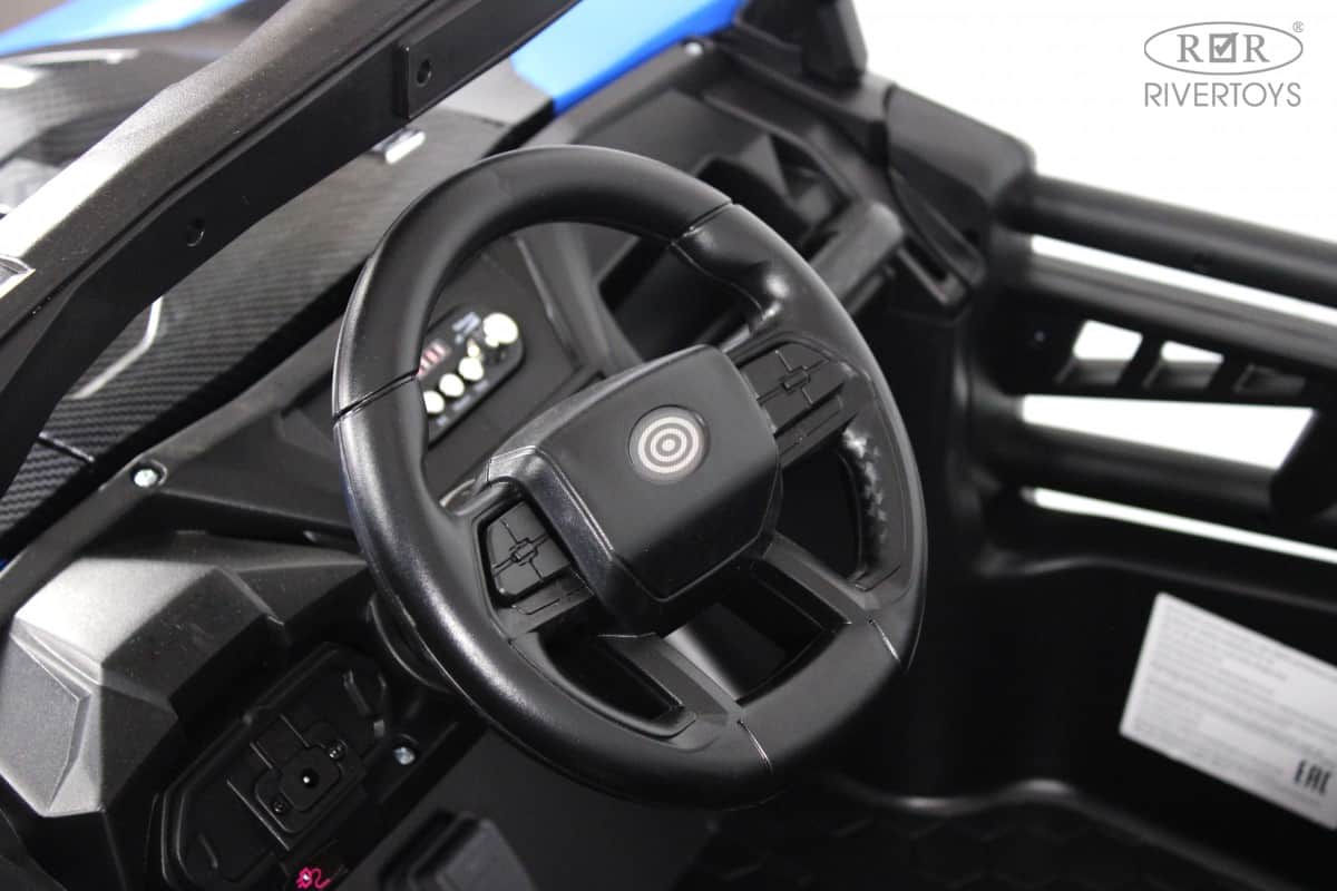 картинка Детский электромобиль K555KK 4WD 24V синий 