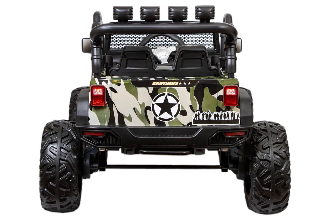 картинка Джип Jeep 24V JC666 Хаки зеленый краска 