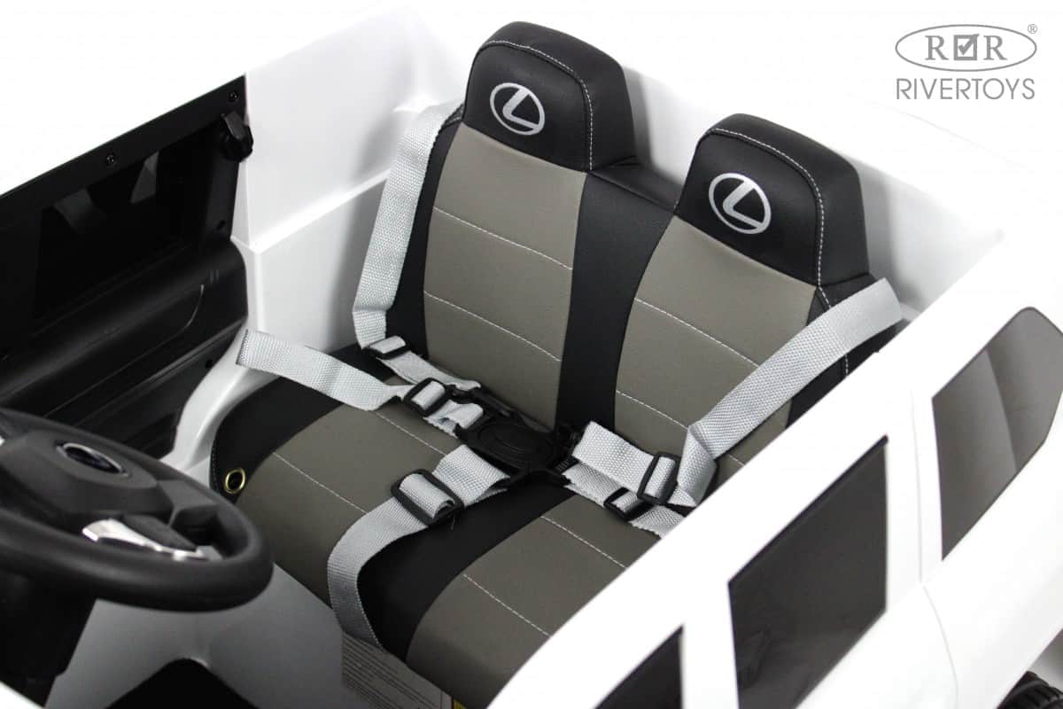 картинка Детский электромобиль Lexus 570 (E555EE) белый 