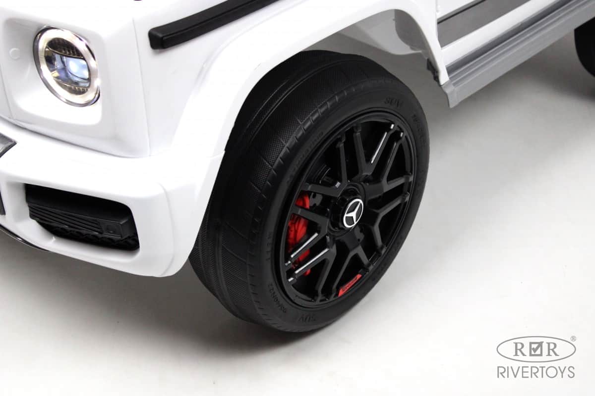 картинка Детский электромобиль Mercedes-Benz G63 (K999KK) белый 