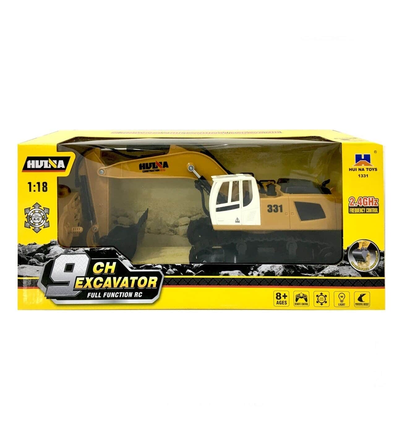 картинка Радиоуправляемый экскаватор HUI NA TOYS масштаб 1:18 - HN1331 