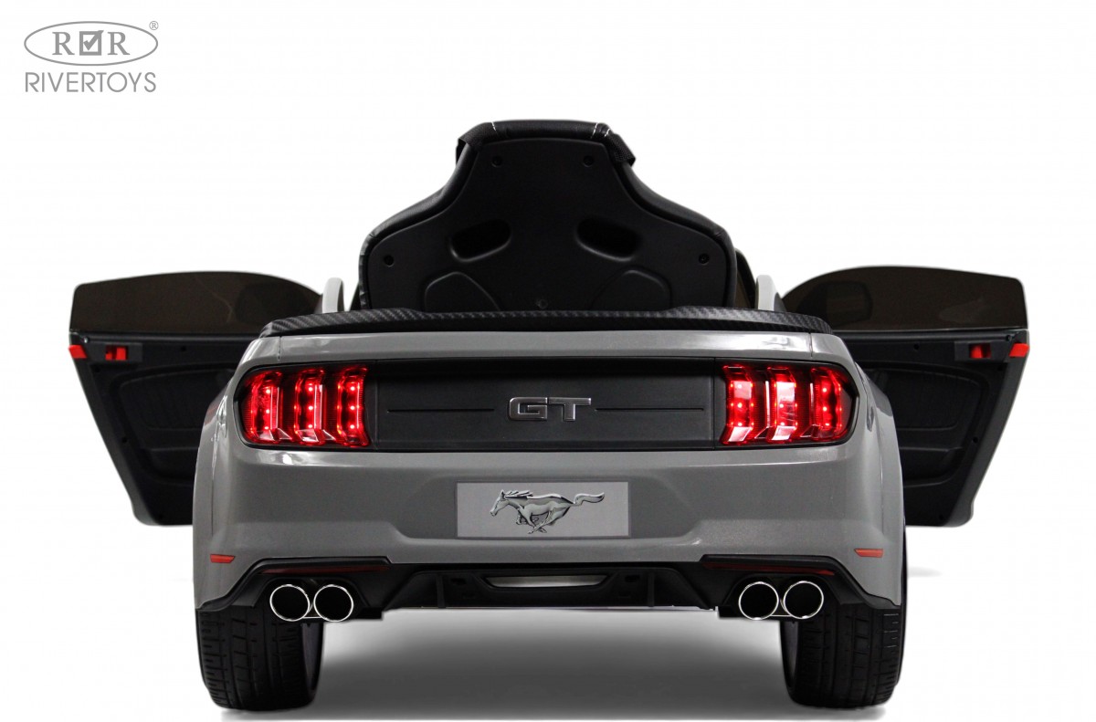 картинка Детский электромобиль Ford Mustang GT (A222MP) серый 