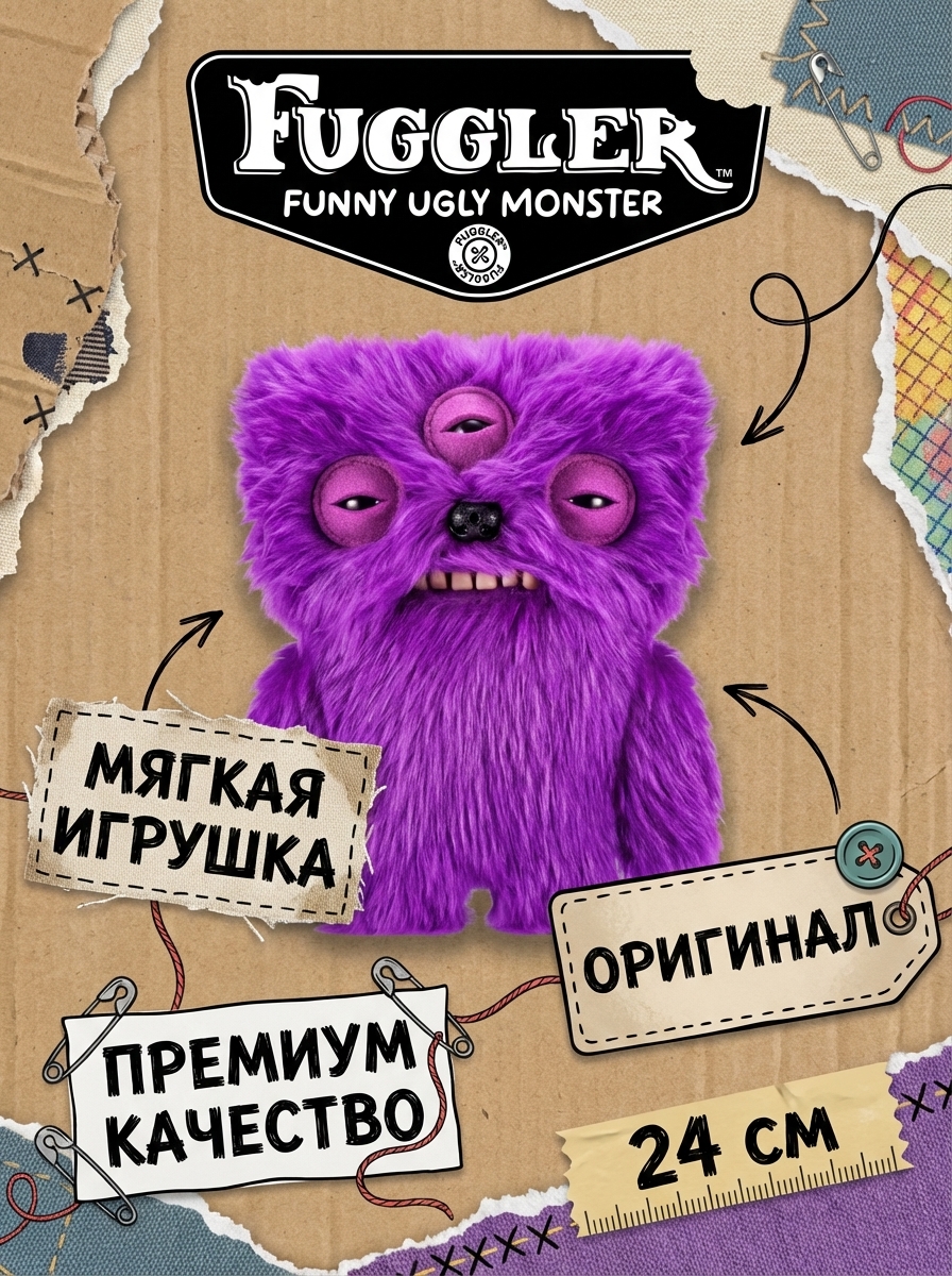 картинка Мягкая игрушка FUGGLER Галактическая Космозлюка - 15728G 