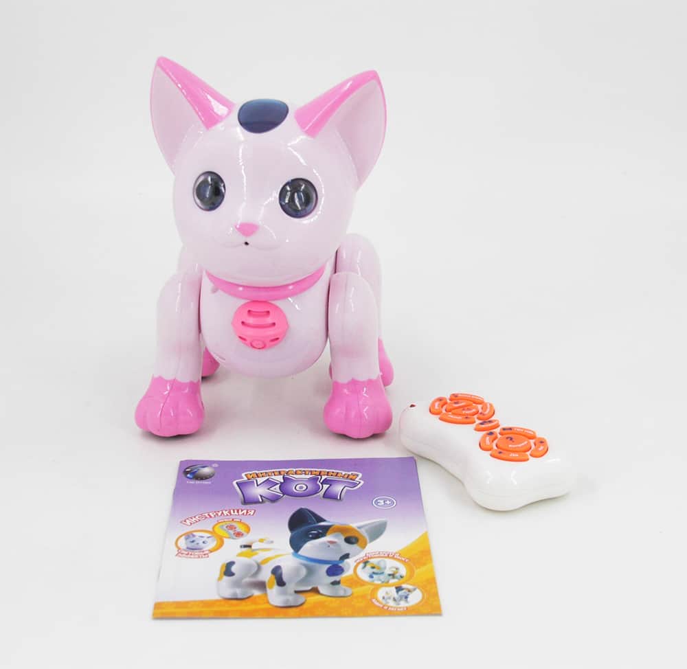 картинка Радиоуправляемый робот Интерактивный Розовый Кот - ZYA-A2744-2-PINK 