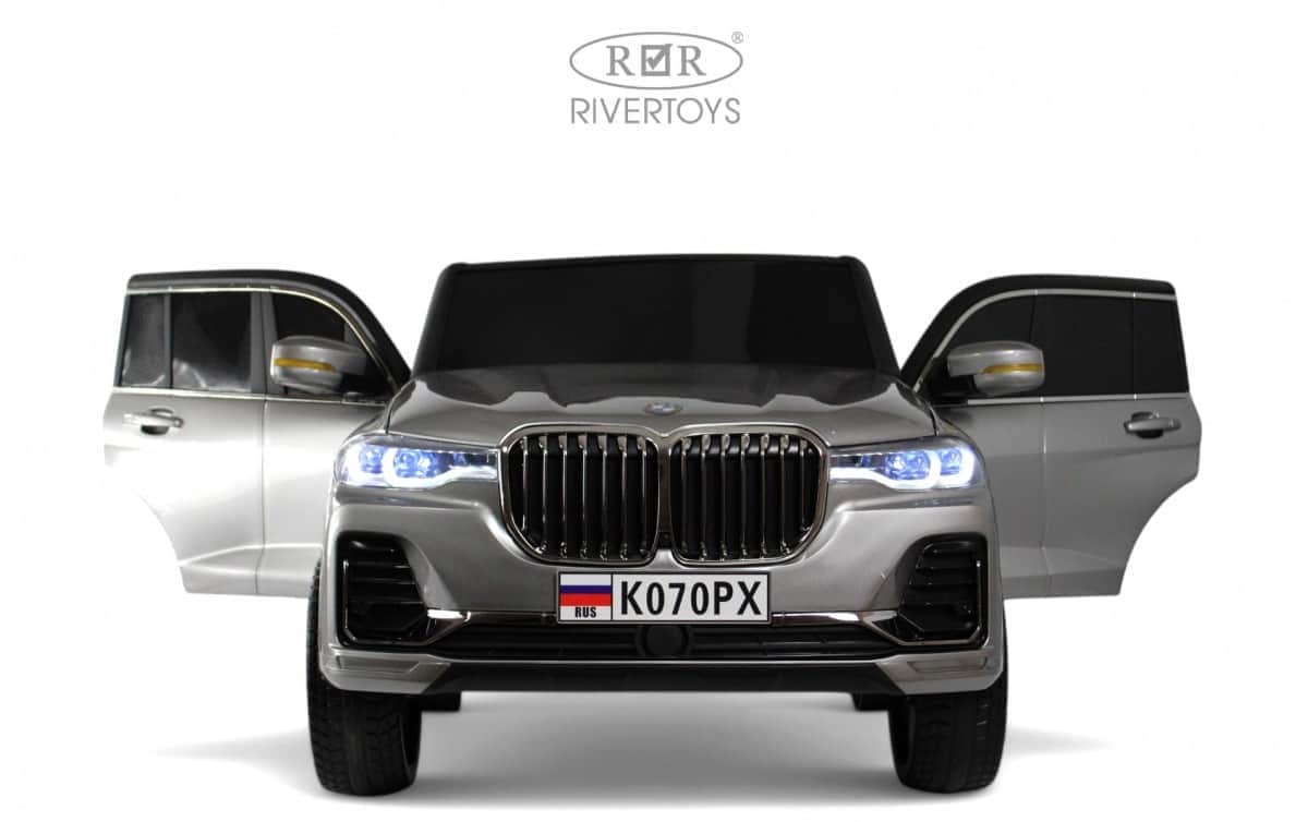картинка Детский электромобиль K070PX серый глянец 