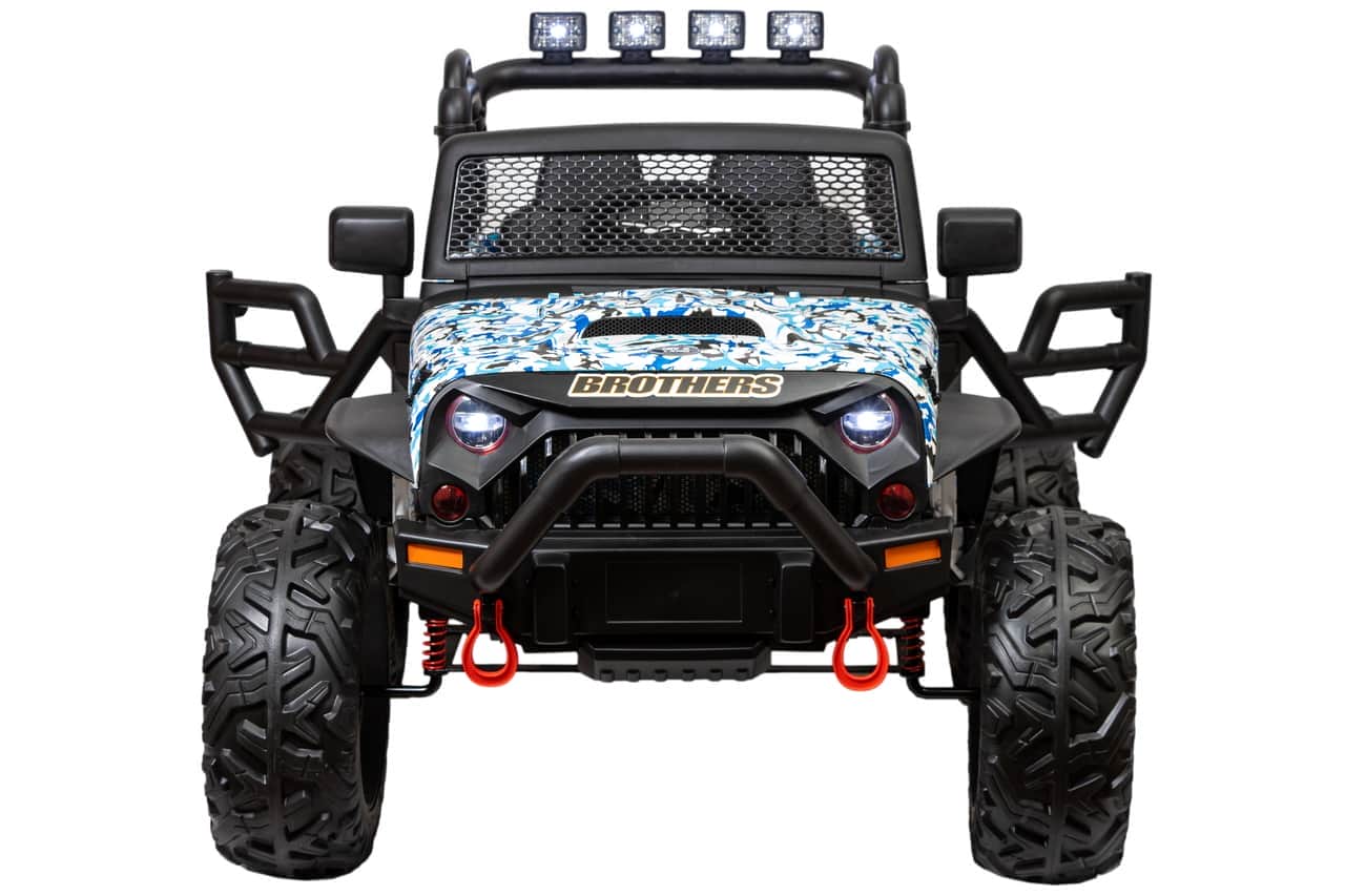 картинка Джип Jeep 24V JC666 Хаки синий краска 