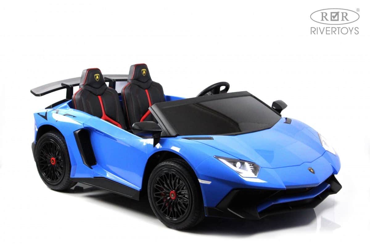 картинка Детский электромобиль Lamborghini Aventador SV (M777MM) синий 