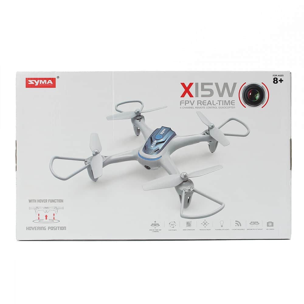 картинка Радиоуправляемый квадрокоптер Syma X15W Black FPV Wifi Camera 2.4G - X15W 