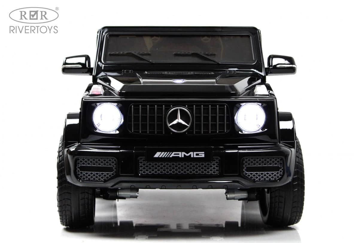 картинка Детский электромобиль Mercedes-Benz G65 (E111EE) черный глянец 