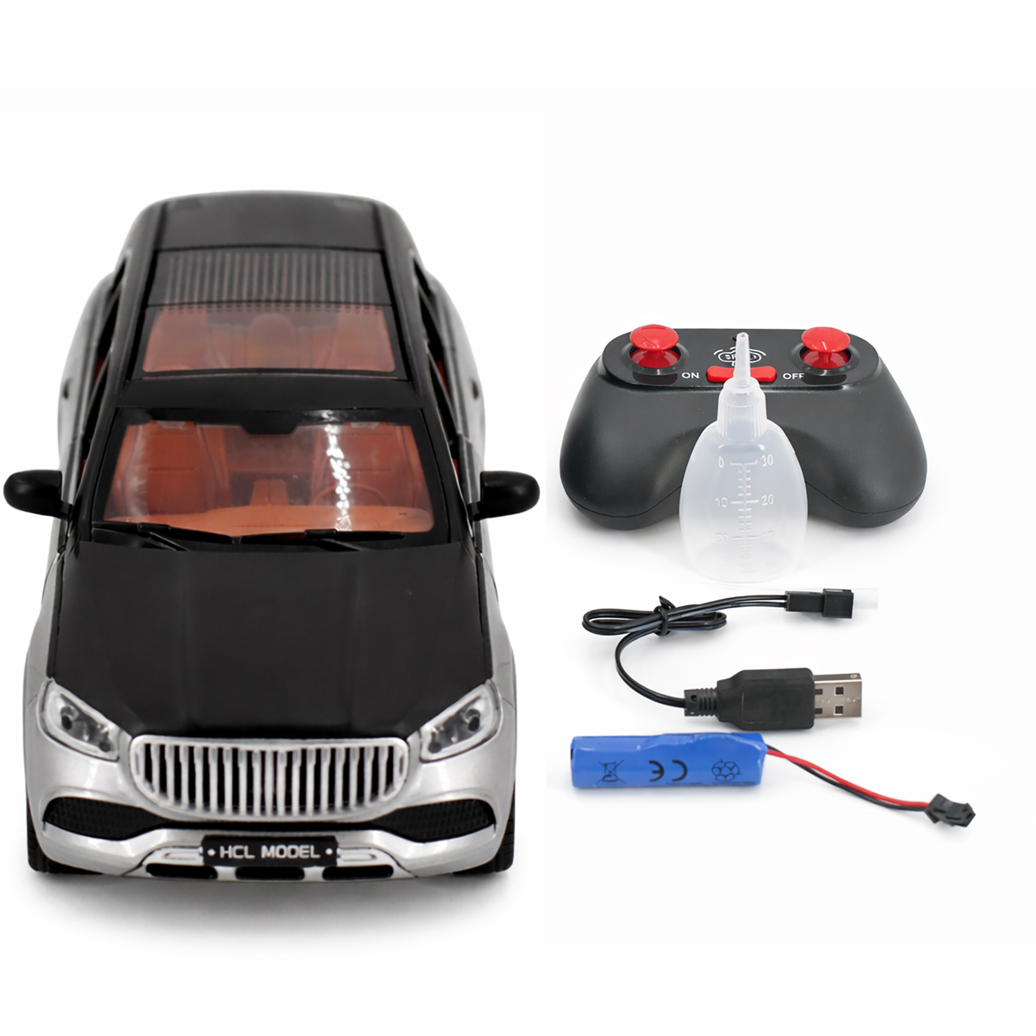 картинка Радиоуправляемая металлическая машина Maybach GLS 1:22 - HCL-3805-SILVER 