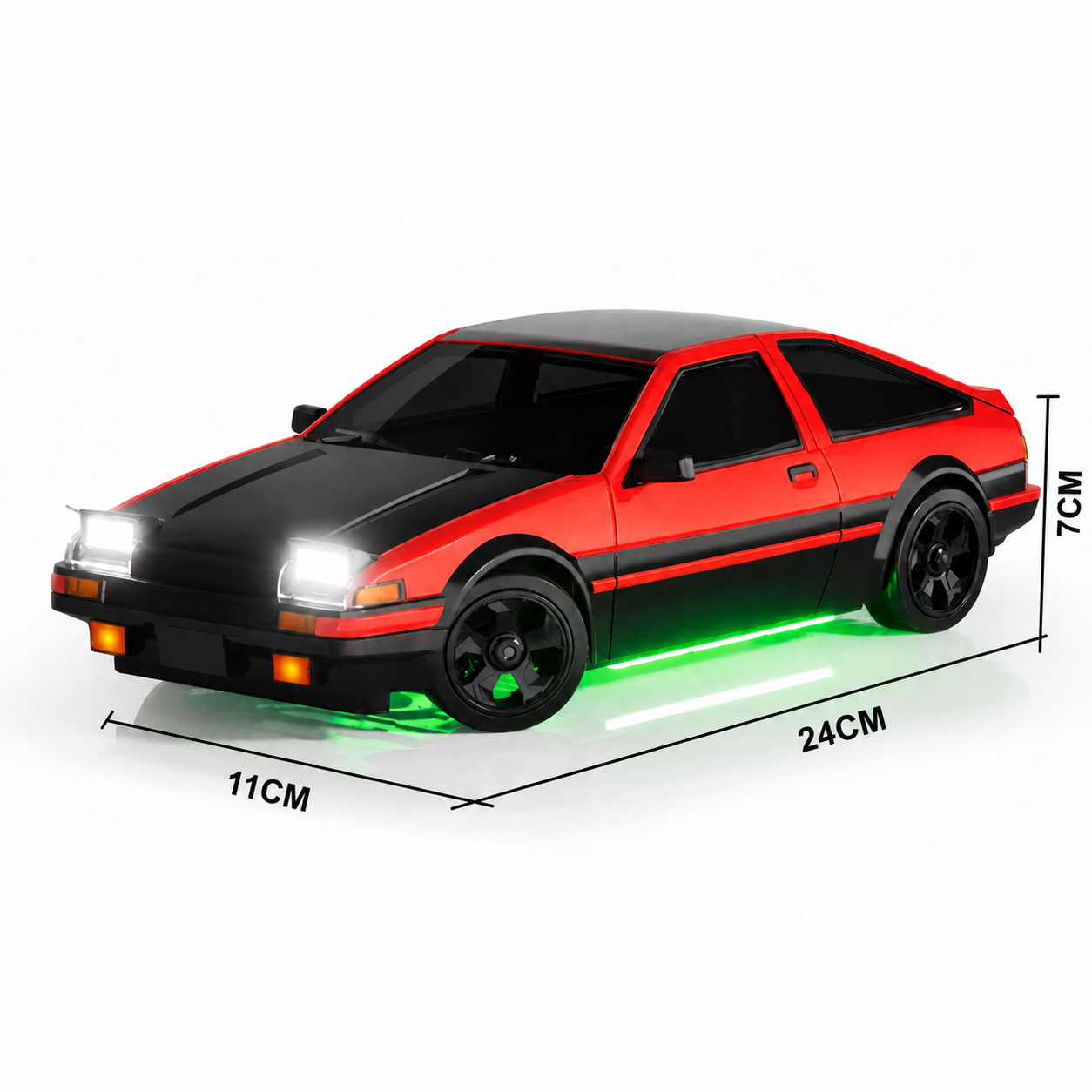 картинка Радиоуправляемая дрифт машина с гироскопом Toyota AE86 1:18 - HB-RP1808 
