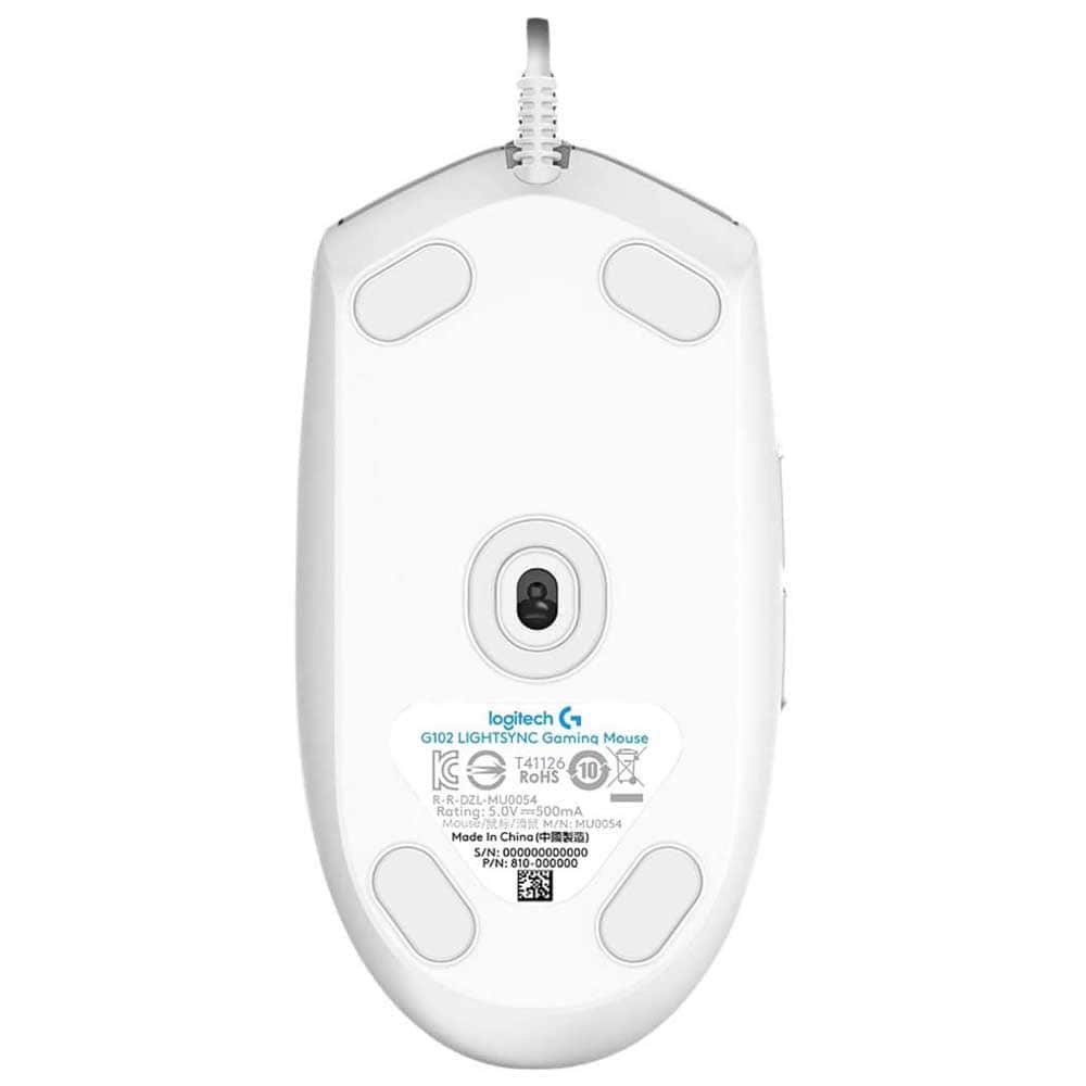 картинка Проводная мышь Logitech G102 LIGHTSYNC White - 910-005809 