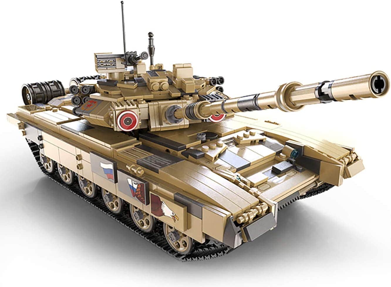 картинка Радиоуправляемый конструктор CaDA Танк Т90, 1722 детали - C61003W 