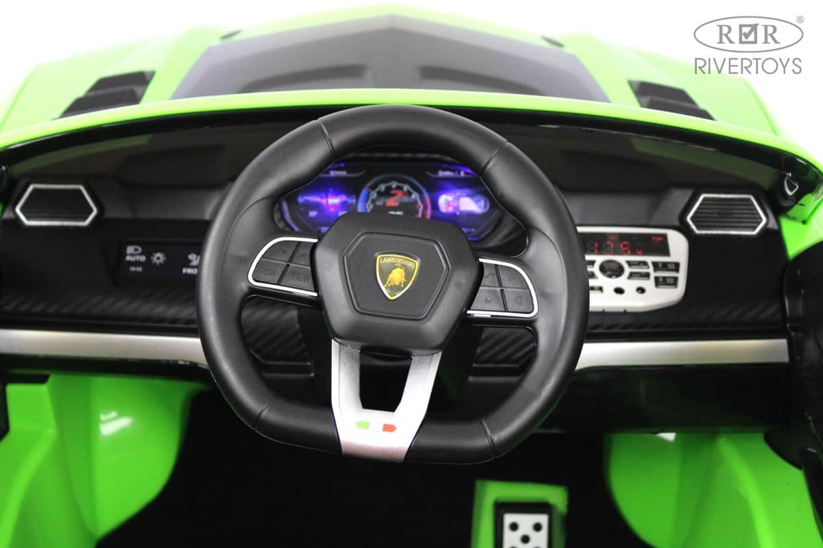 картинка Детский электромобиль Lamborghini Urus (E777EE) зеленый 