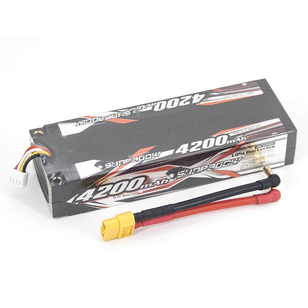 картинка Аккумулятор Sunpadow Li-Po 11.1V 4200 40C S XT60 plug - SP-4200-3-40C-S-X 