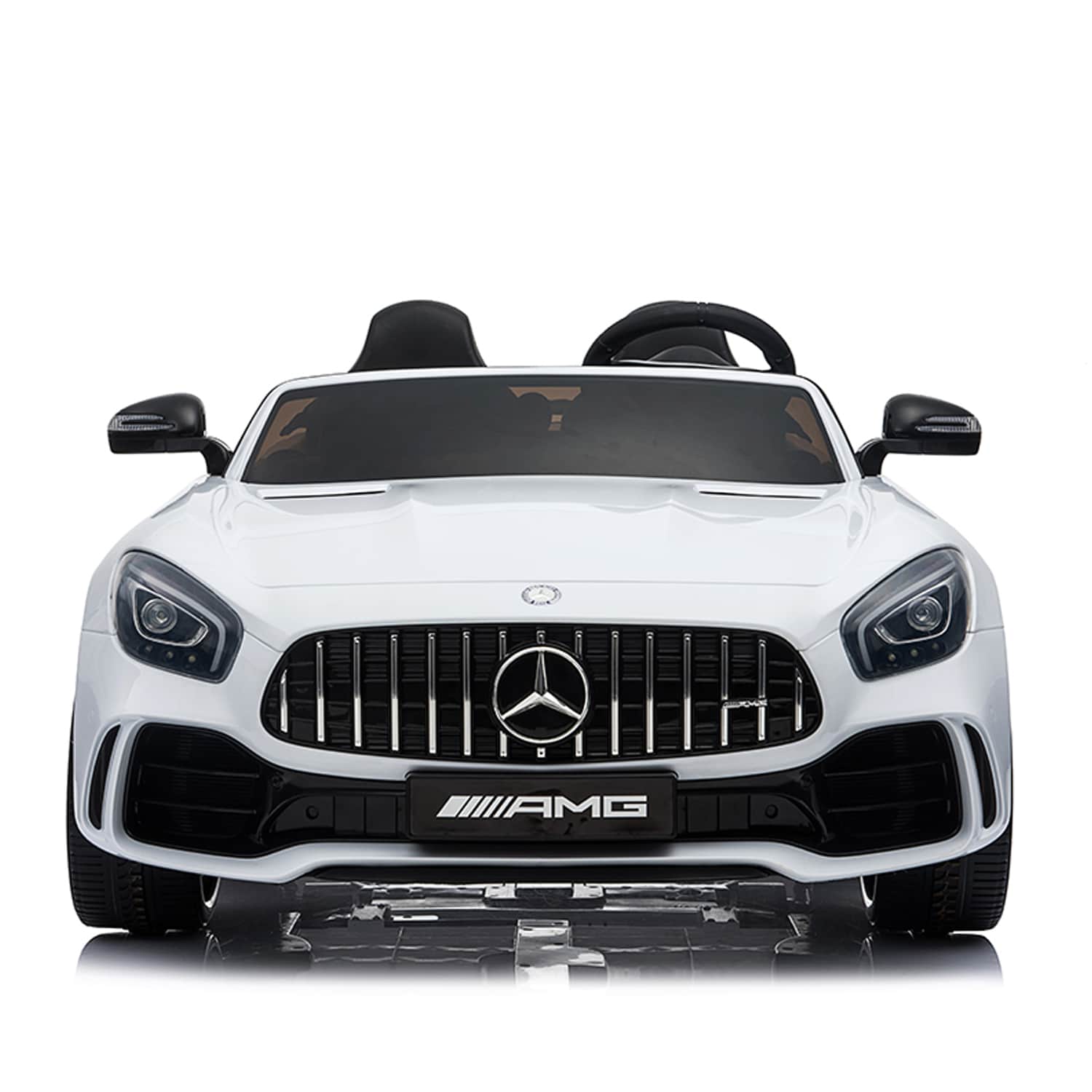 картинка Электромобиль Mercedes-Benz GT R (белый, 4WD, 12V) - HL289-WHITE 