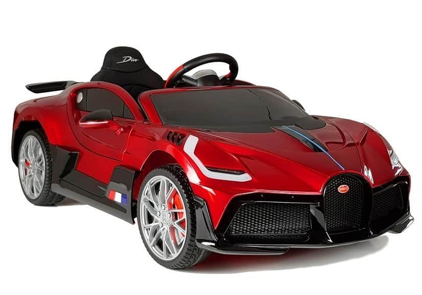 картинка Детский электромобиль Bugatti Divo (красный лак, 12V) - HL338 