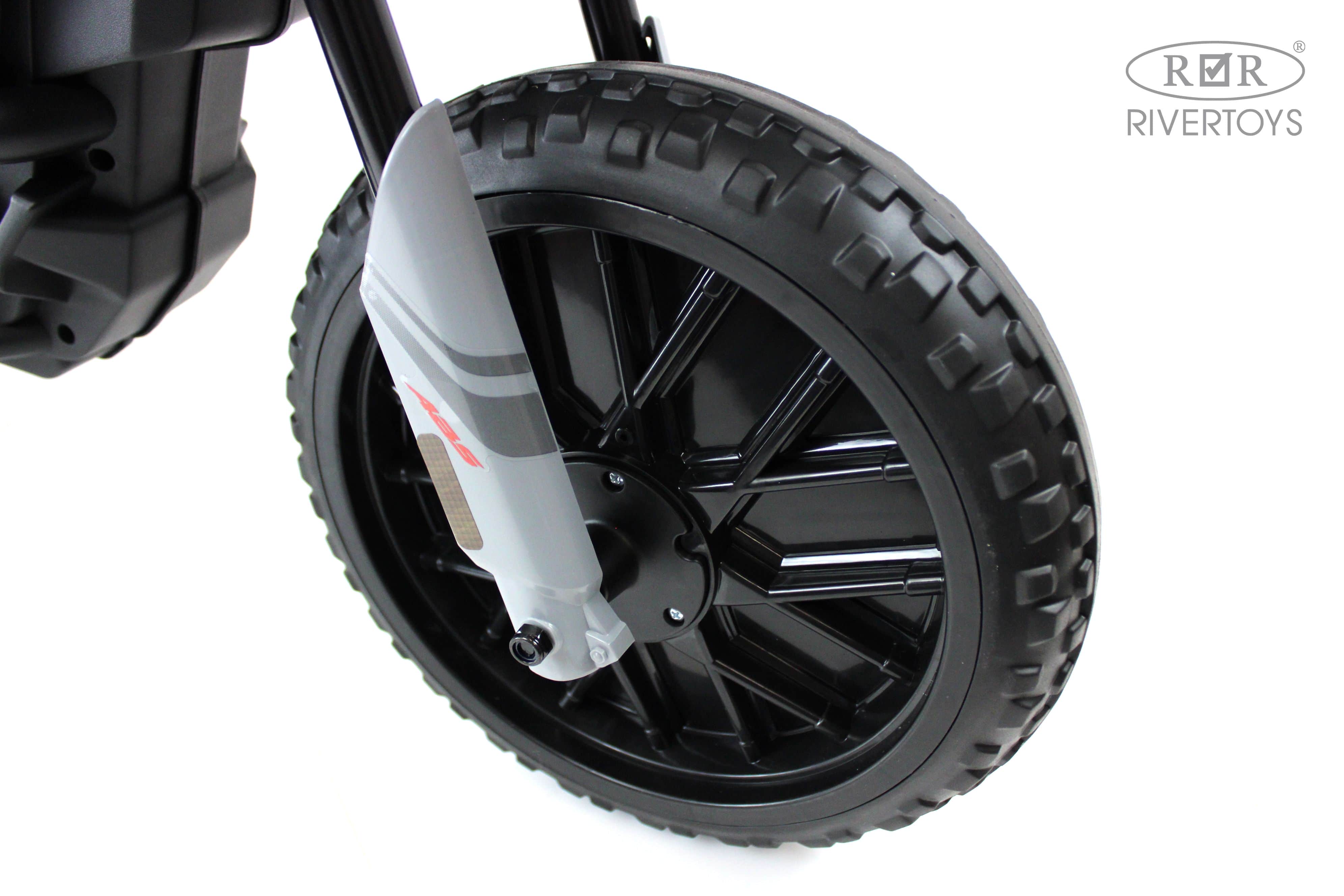 картинка Детский электромотоцикл P444PP (S317) серый 