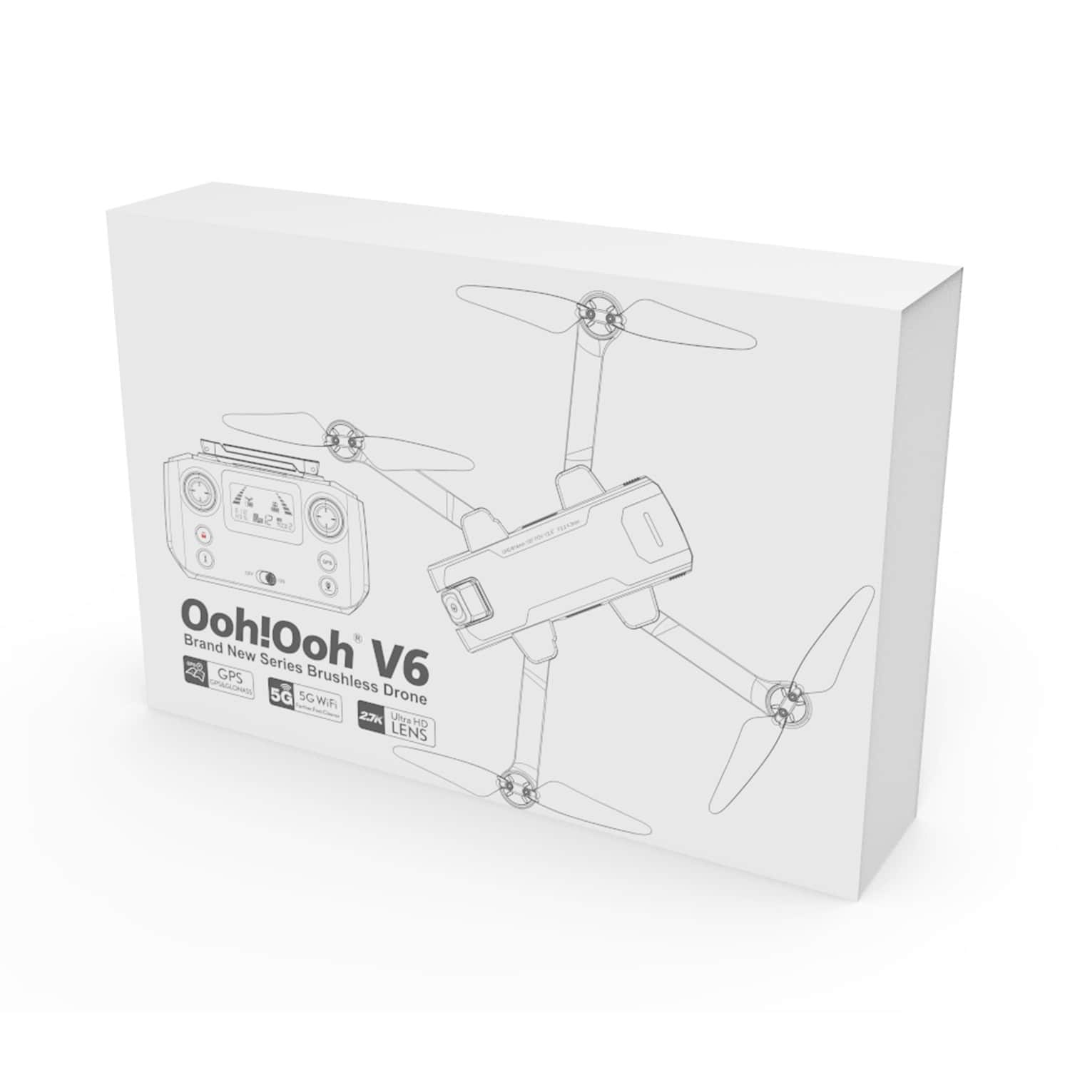 картинка Квадрокоптер MJX V6 2K 5G WIFI RTF - MJX-V6 