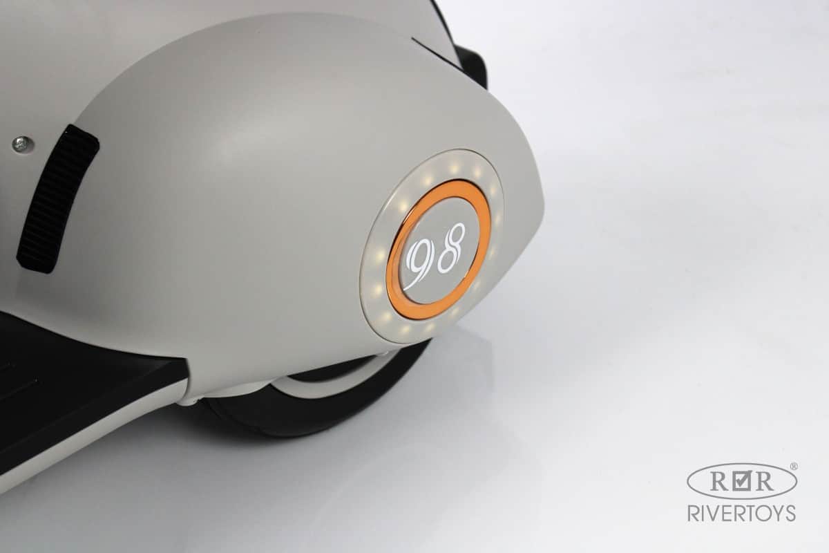 картинка Детский электроскутер K444PX серый 