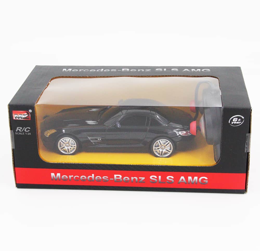 картинка Радиоуправляемая машина MZ Mercedes-Benz SLS Black - 27046-B 