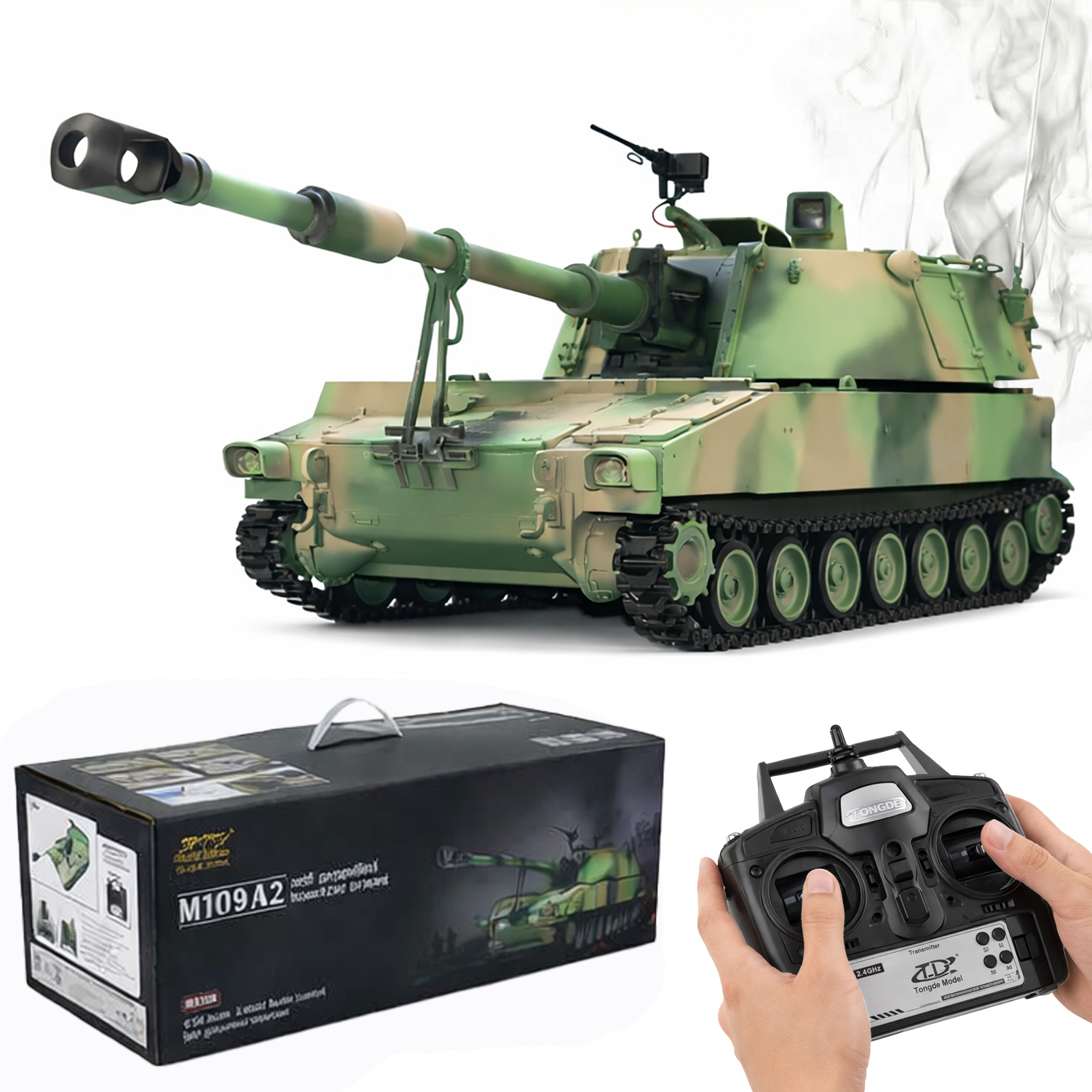 картинка Радиоуправляемый танк M109A2 Howitzer Camo Upgrade - TD-M2109UC 