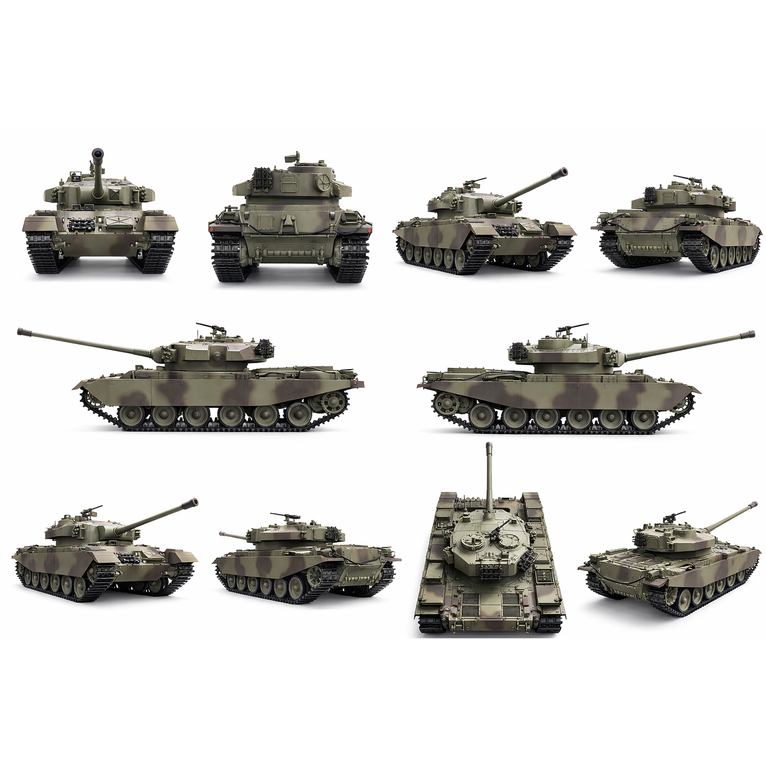 картинка Радиоуправляемый танк CENTURION M.K.5 Camo Upgrade - TD-C2021UC 