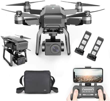 картинка Квадрокоптер SJRC F7 3-AXIS 4K EIS 5G GPS RTF + доп АКБ - SJRC-F7-4K-COMBO 