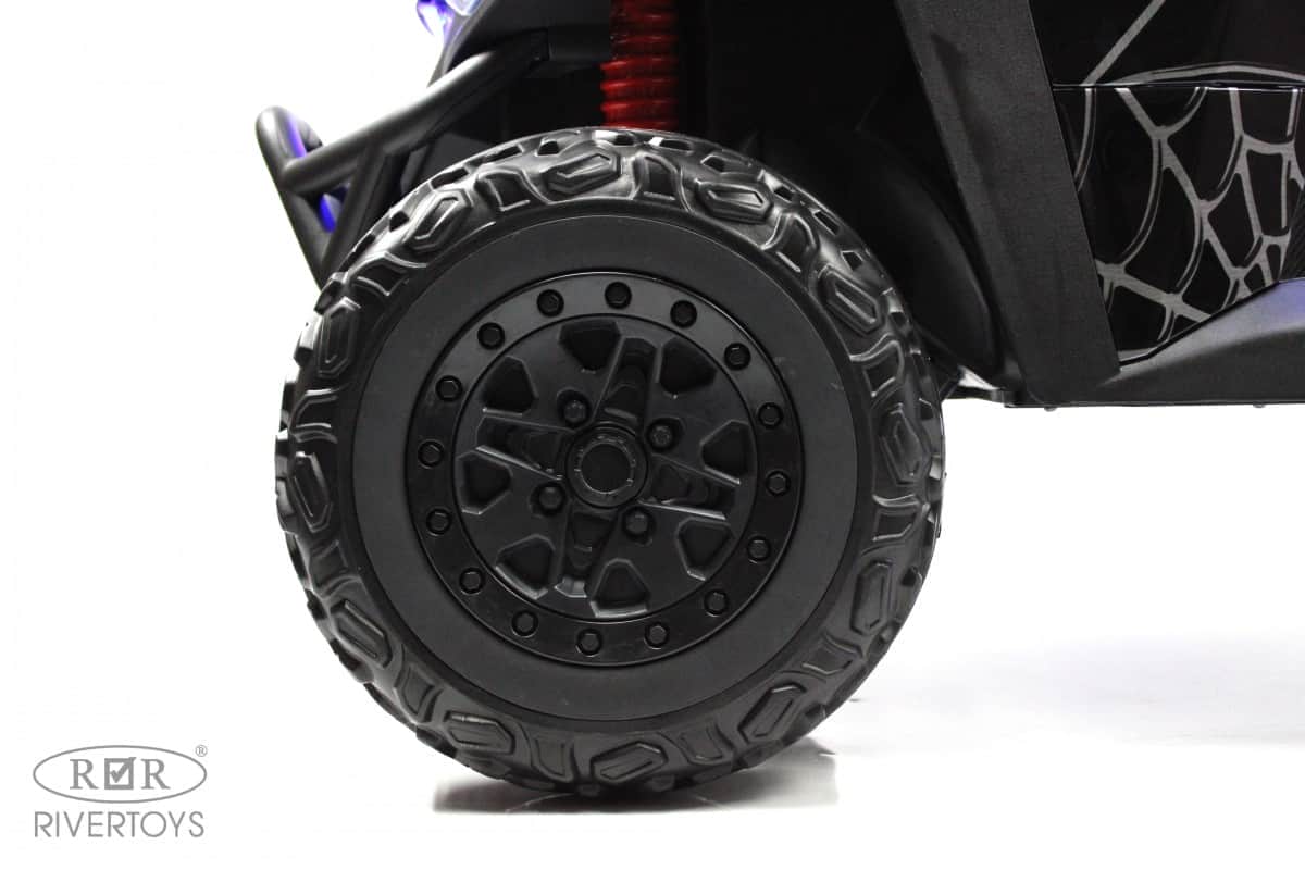 картинка Детский электромобиль T777TT 4WD черный Spider 