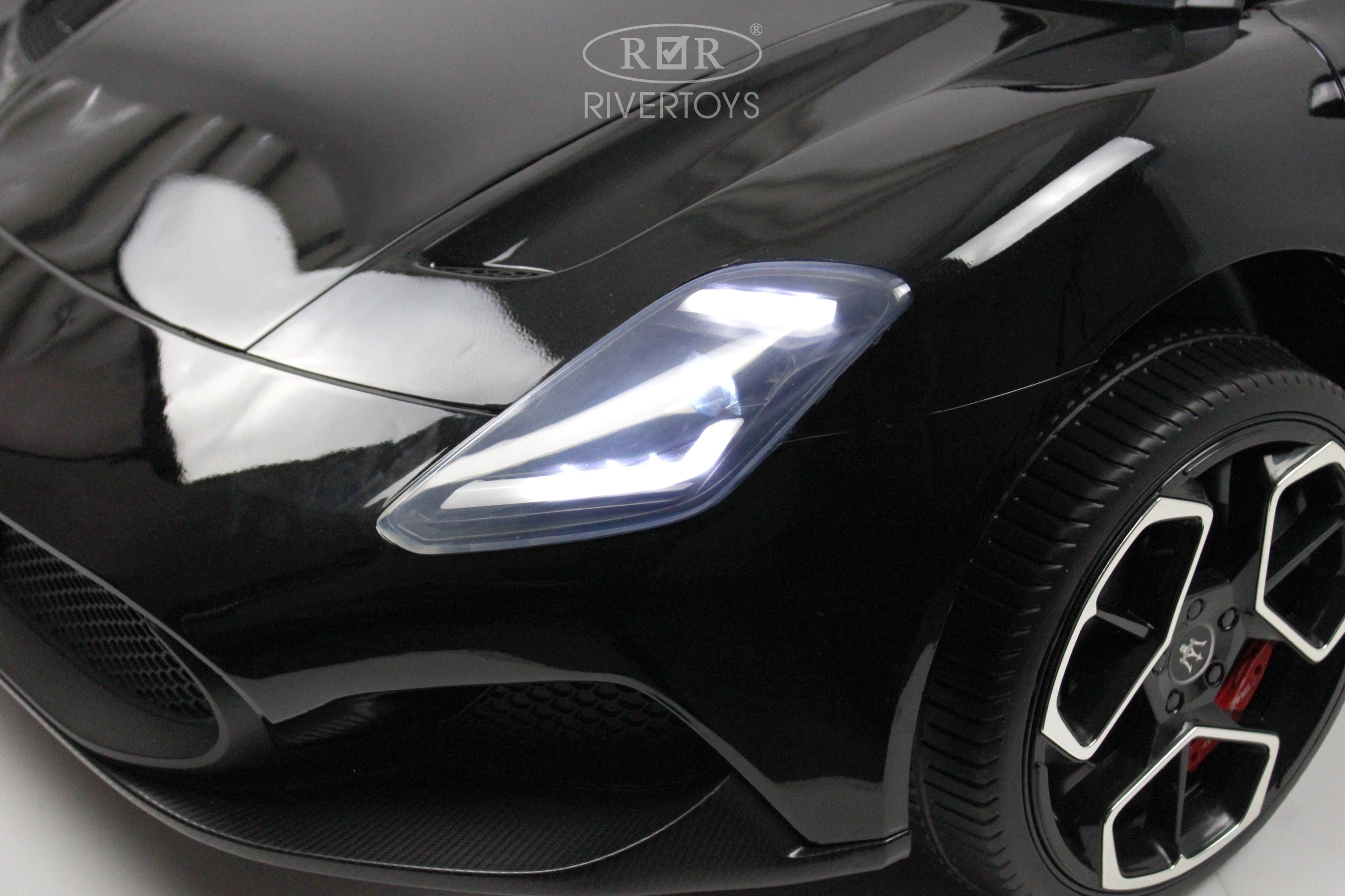 картинка Детский электромобиль Maserati MC20 (P111PP) черный глянец 