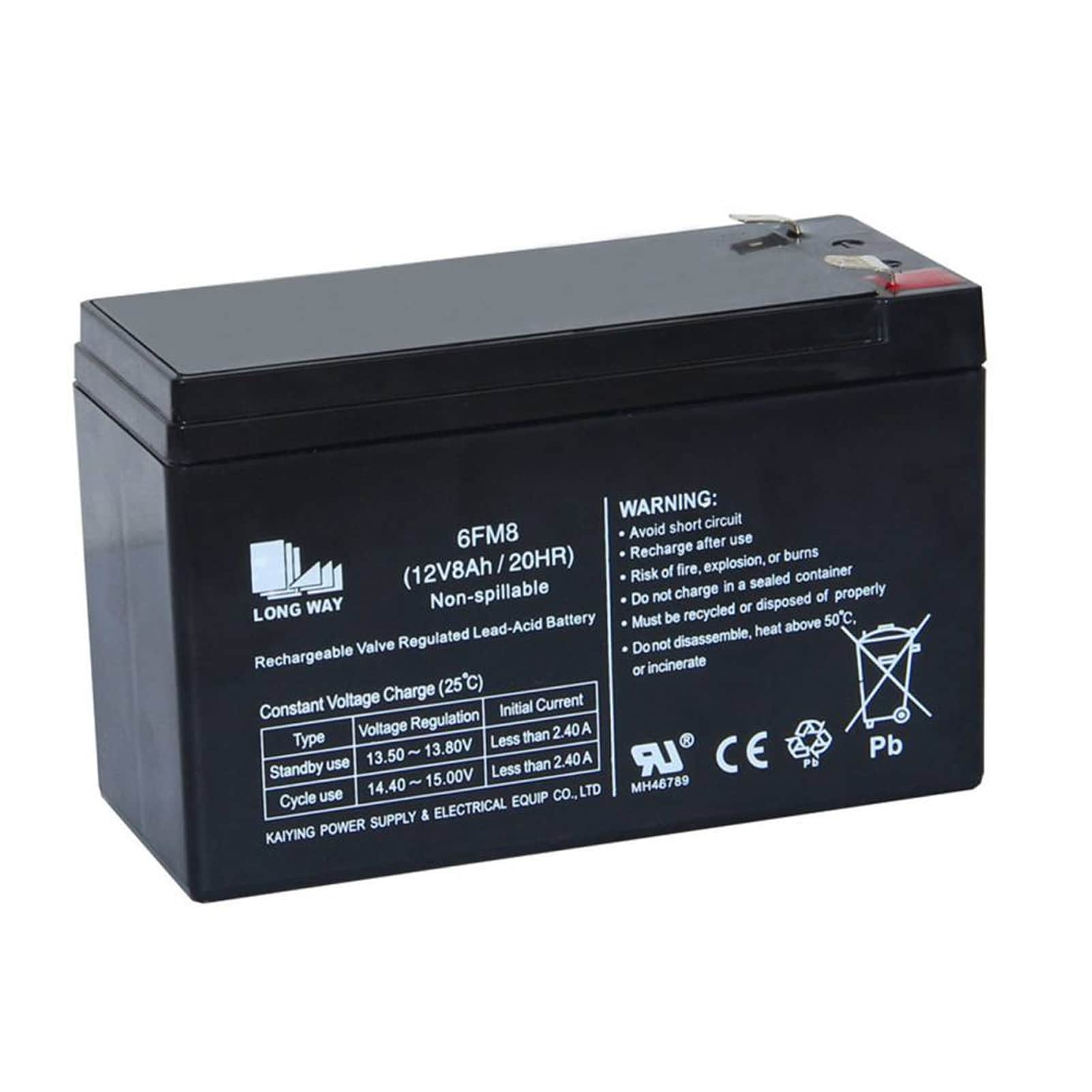 картинка Аккумулятор Long Way 12V8Ah/20Hr - LW-6FM8 
