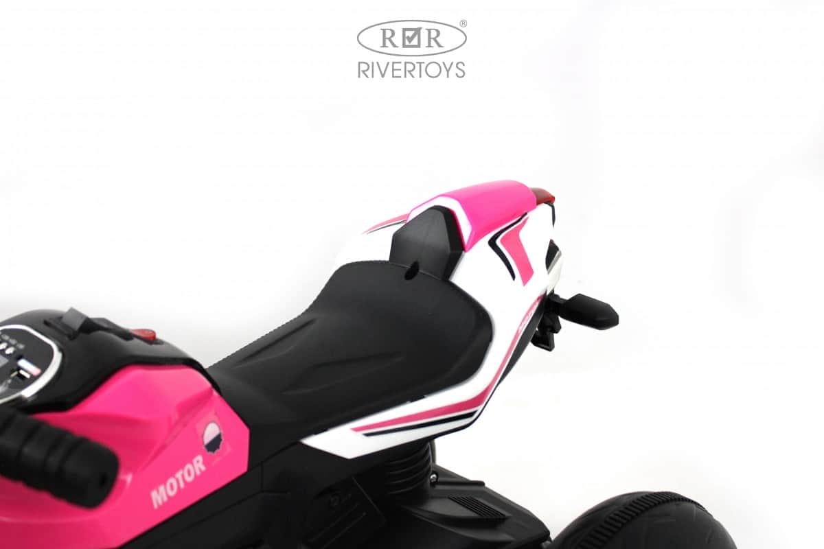 картинка Детский электромотоцикл K222AM розовый 