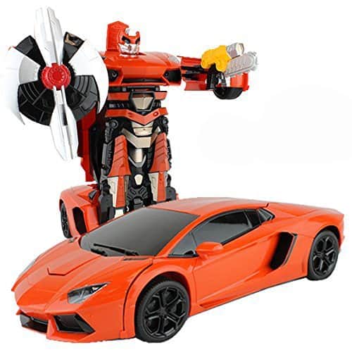 картинка Радиоуправляемый трансформер MZ Lamborghini Aventodor Orange 1:14 - 2321P 