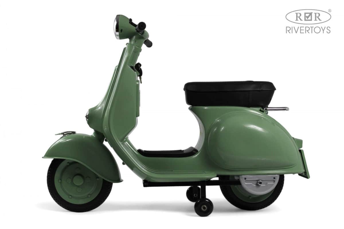 картинка Детский электроскутер VESPA (M888MM) зеленый 