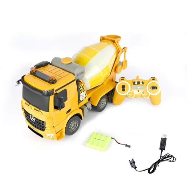 картинка Радиоуправляемая бетономешалка Double E Mercedes-Benz Arocs 1:20 2.4G - E528-003 