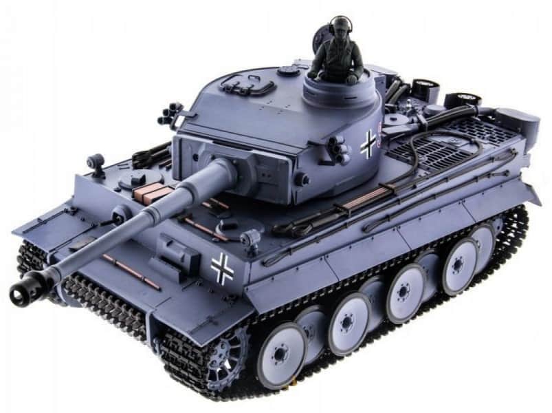 картинка Радиоуправляемый танк Heng Long German Tiger 1:16 (ИК+Пневмо) 2.4G - 3818-1 V6.0 