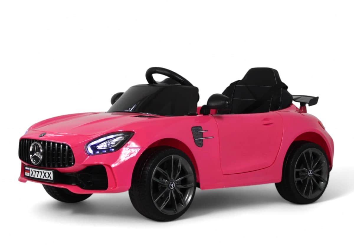 картинка Детский электромобиль Mercedes-Benz AMG GT X777XX розовый глянец 