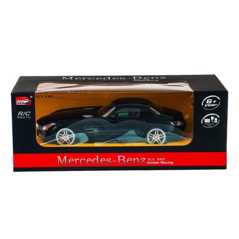 картинка Радиоуправляемая машина MZ Mercedes-Benz SLS Black 1:14 - MZ-2024-B 