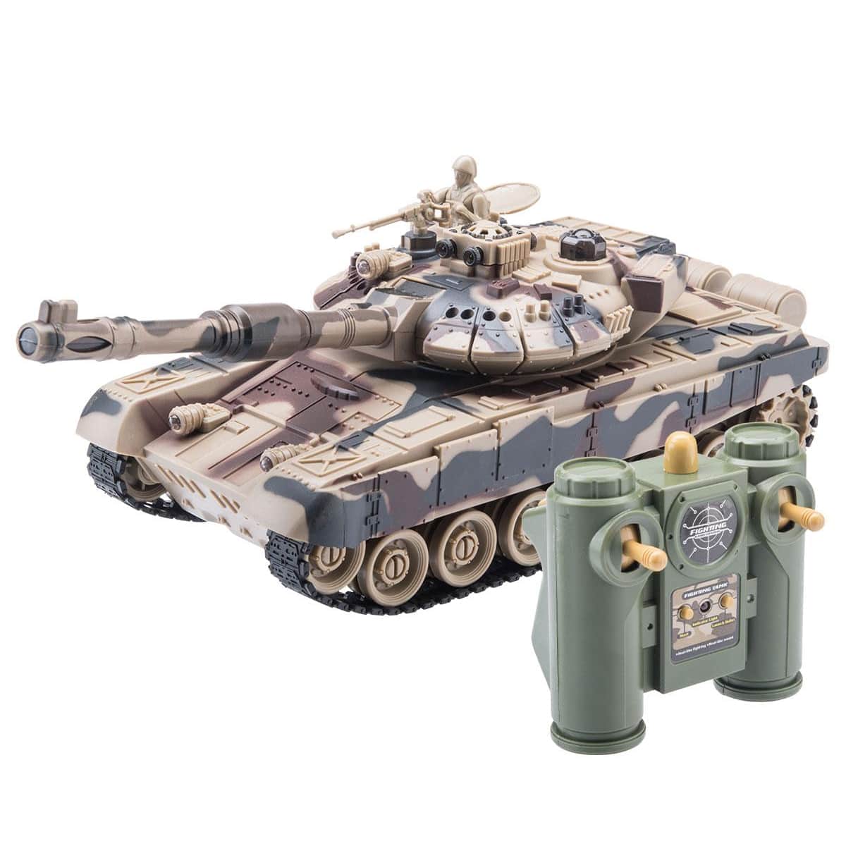 картинка Радиоуправляемый танковый бой (российский T90 + M1 Абрамс США) - RWG99830 