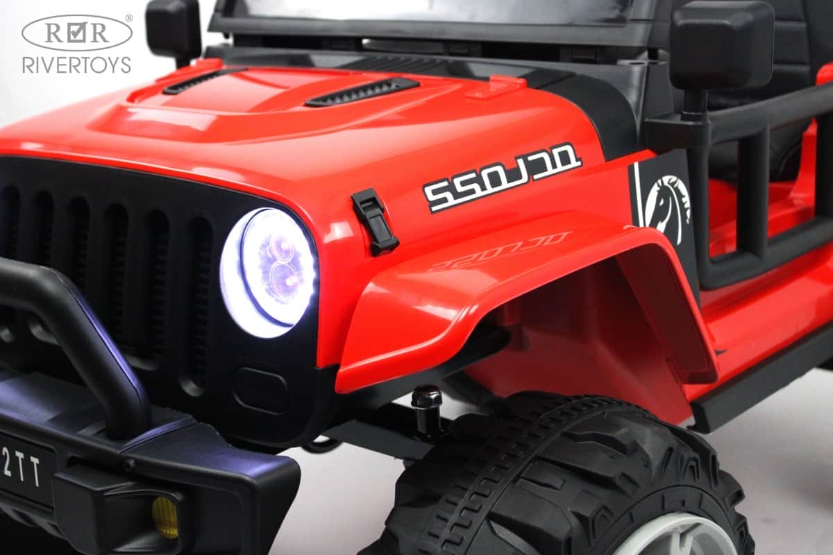 картинка Детский электромобиль T222TT 4WD красный 