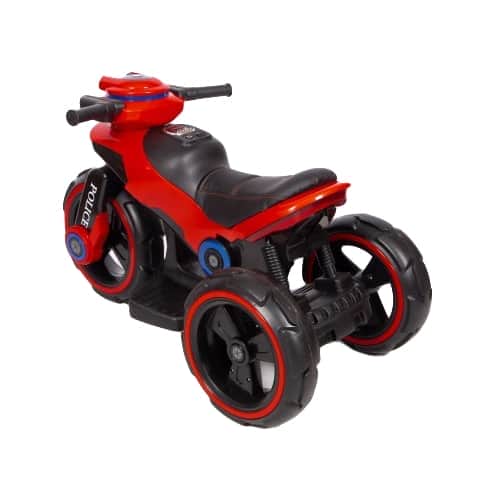 картинка Детский мотоцикл на аккумуляторе Y-MAXI Police Red - SW198B-RED 