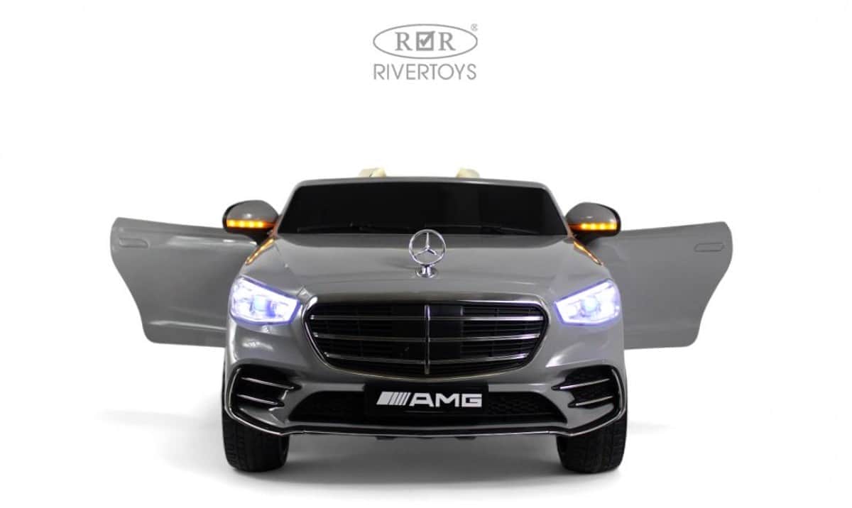 картинка Детский электромобиль М333БХ 4WD серый 