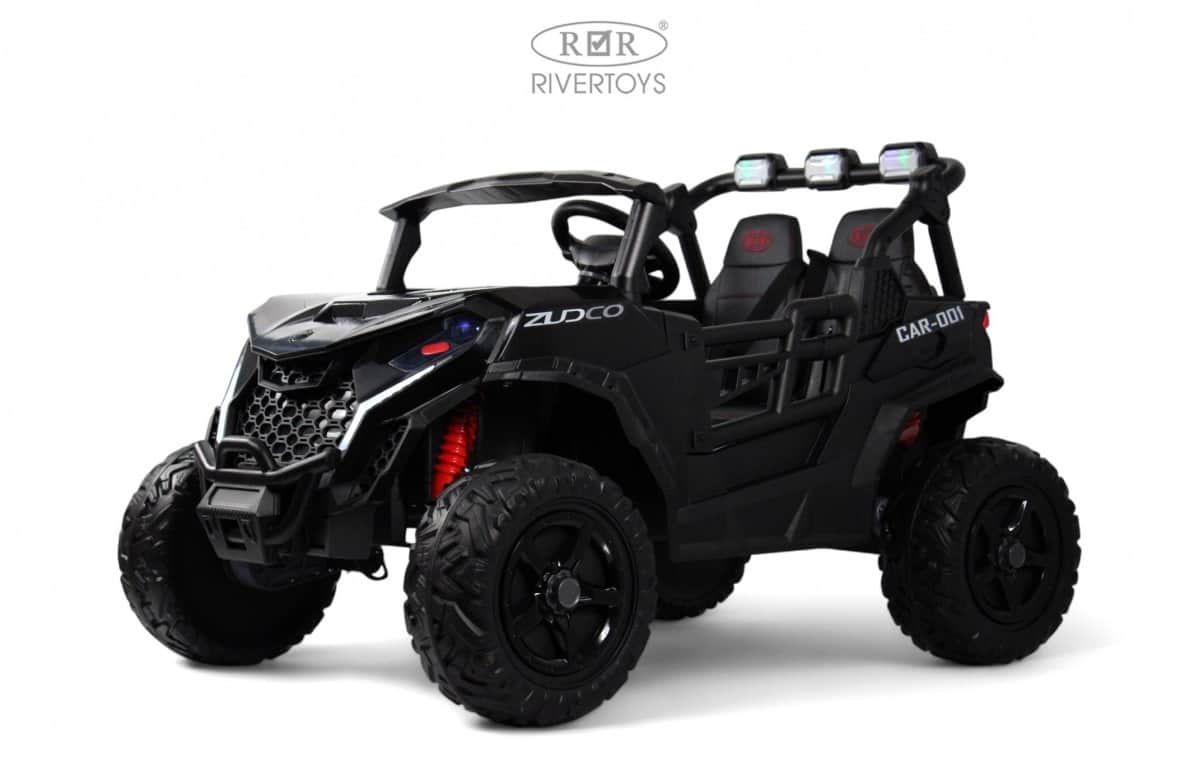 картинка Детский электромобиль K555KK 4WD 24V черный 