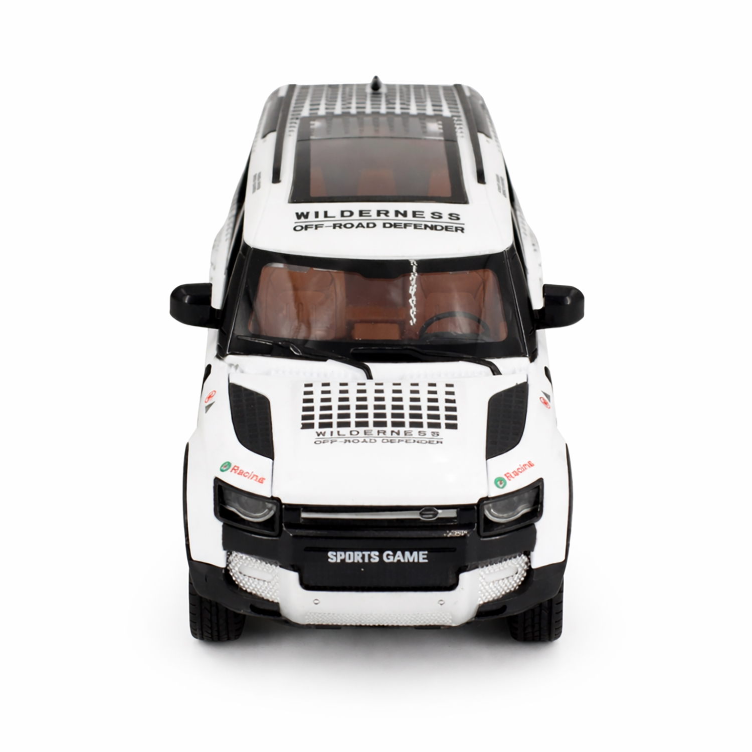 картинка Радиоуправляемая металлическая машина Land Rover Defender 1:22 - HCL-3810-WHITE 