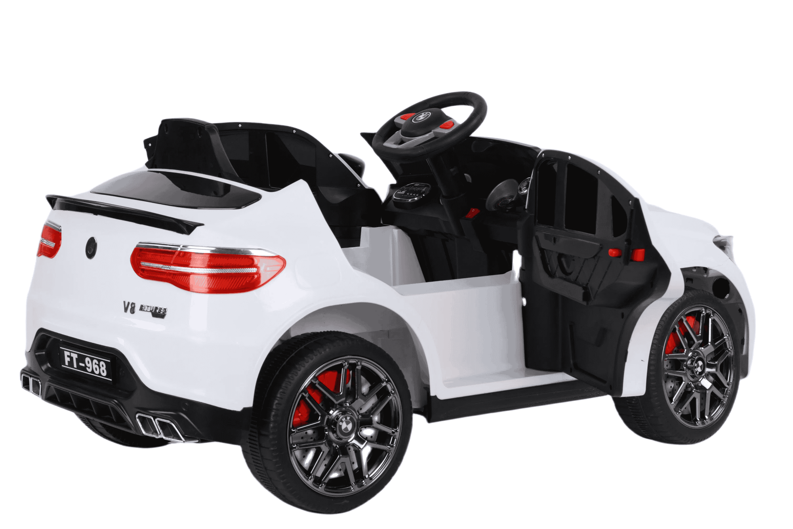 картинка Электромобиль BMW X6M 12V (полный привод, EVA) - FT-968-WHITE 