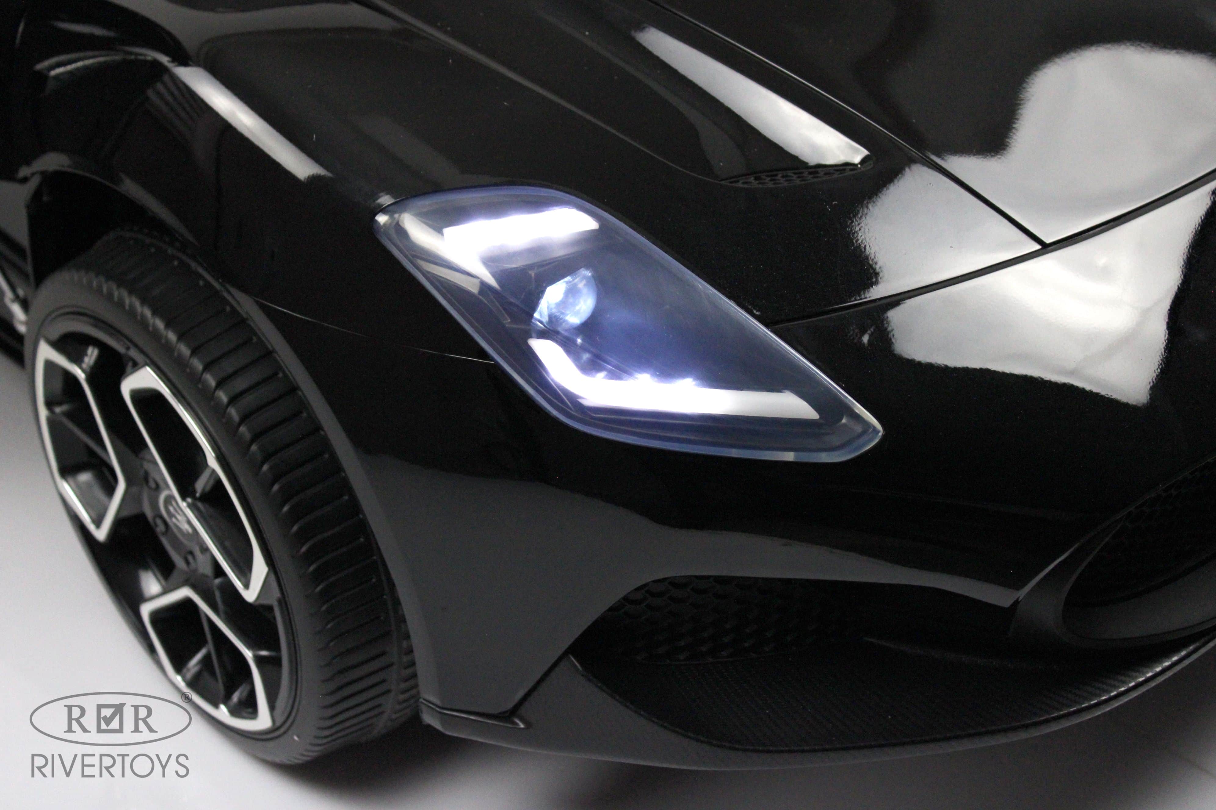 картинка Детский электромобиль Maserati MC20 (P111PP) черный глянец 