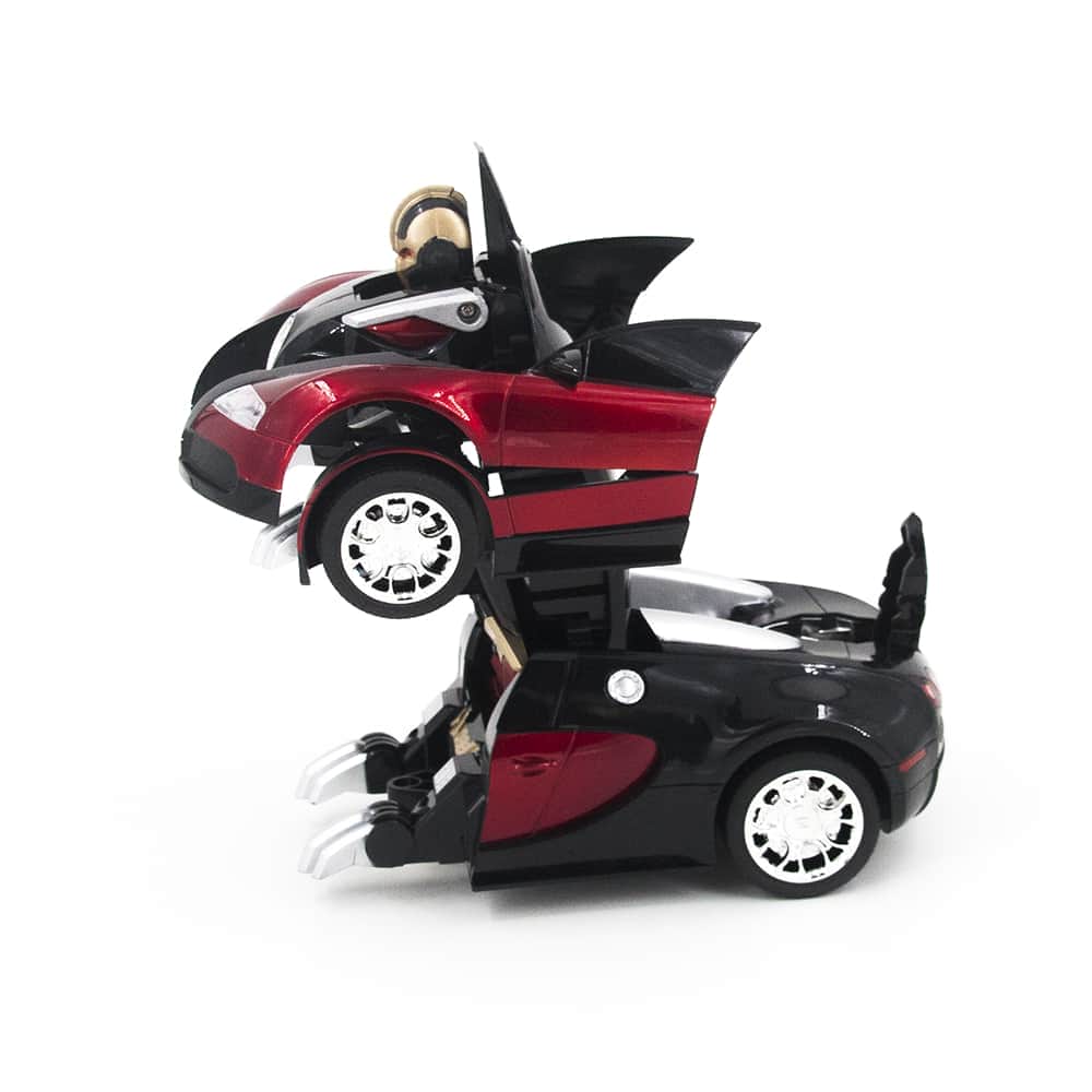картинка Радиоуправляемый трансформер робот зверь Bugatti Veyron Red 1:14 - MZ-2801P 