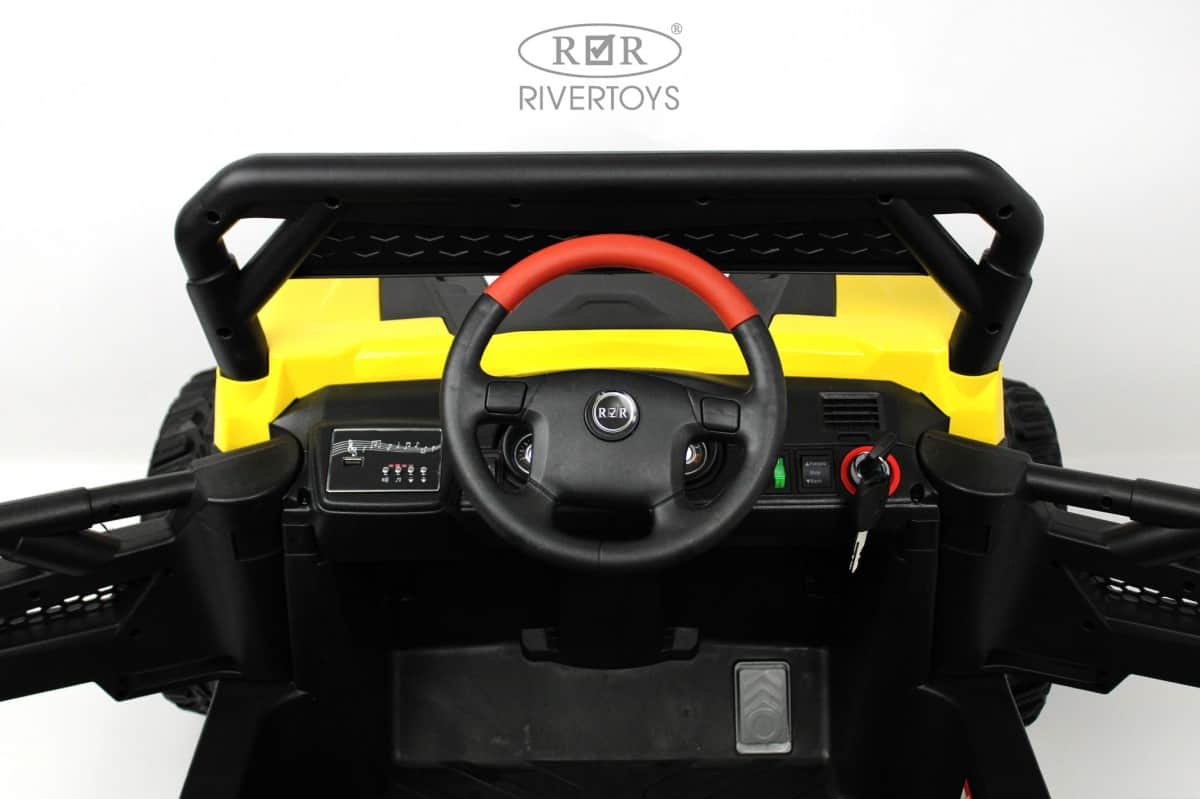 картинка Детский электромобиль C111CC желтый 
