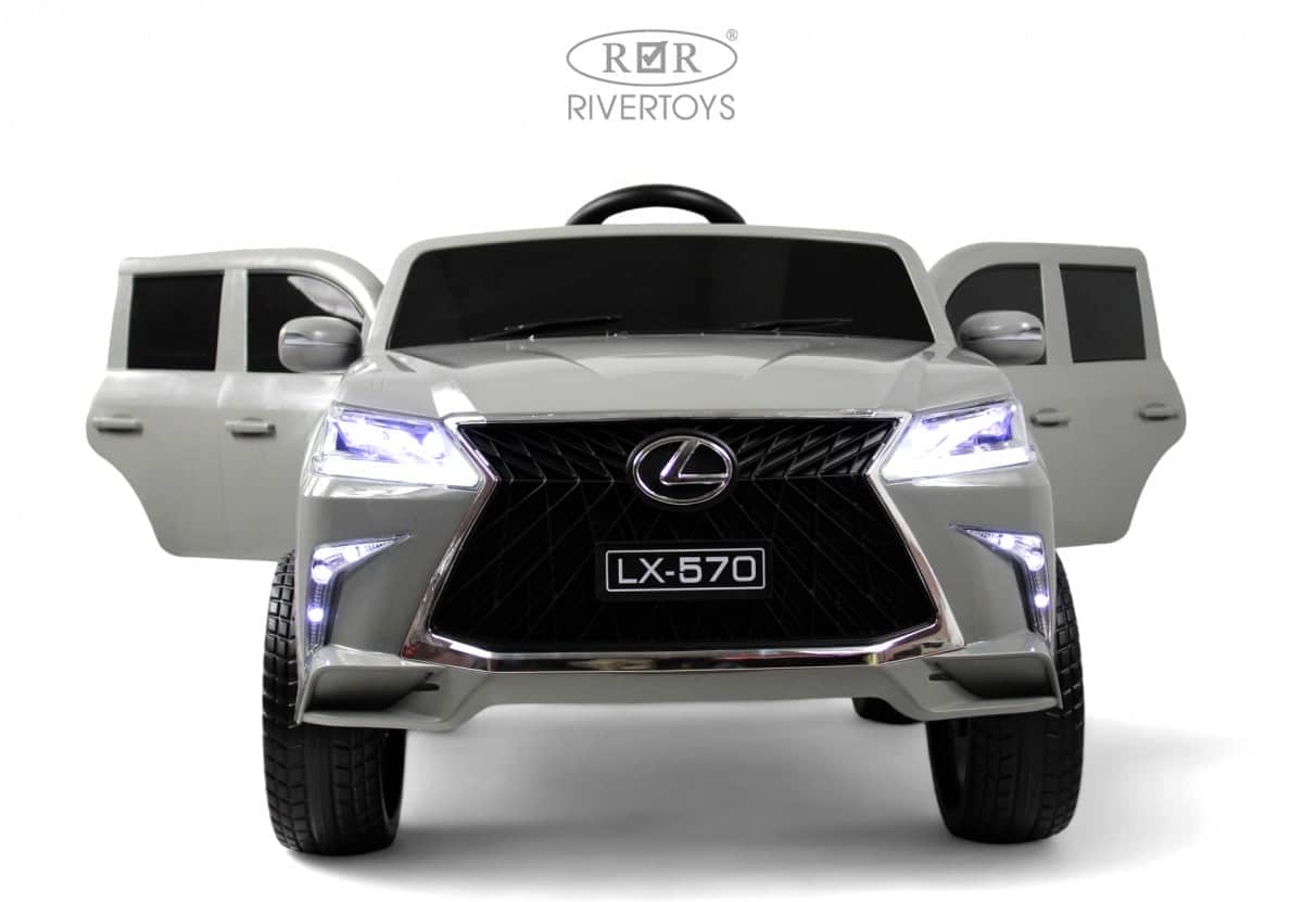 картинка Детский электромобиль Lexus 570 (E555EE) серый 