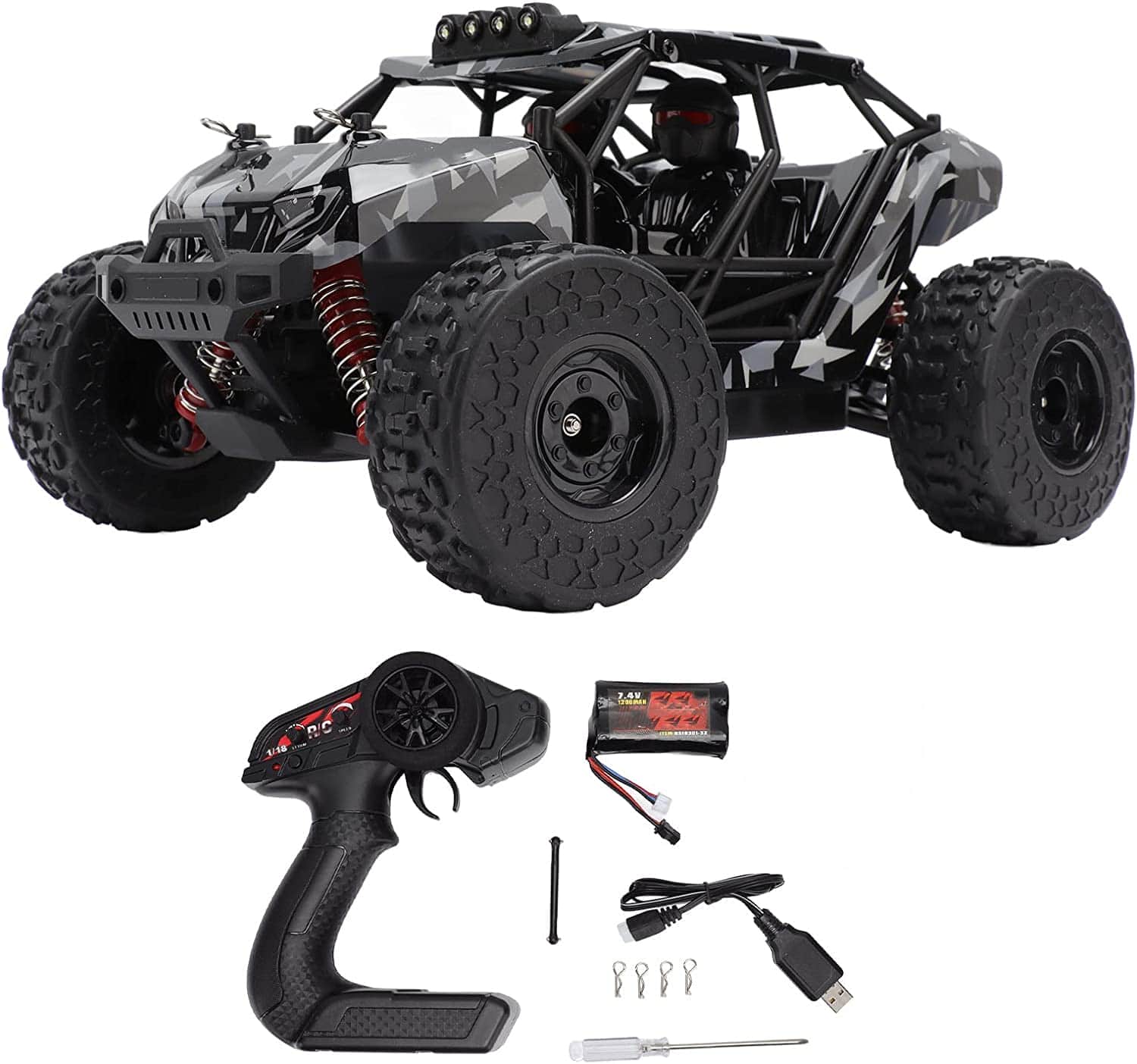 картинка Радиоуправляемая машина Thunder Storm 4WD 36 КМ/Ч 1:18 - HS18331 